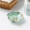 Lotus Leaf Ceramic Jewelry Tray - Decorative Home Ornament.