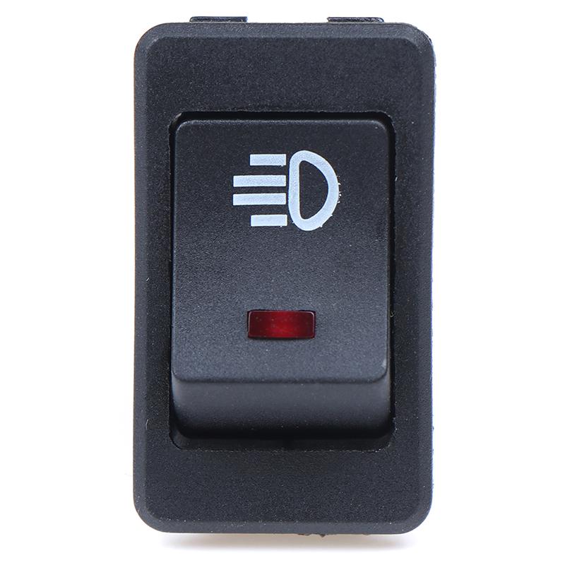 12V 35A Universal Auto Roter LED Nebelscheinwerfer Wippschalter Armaturenbrett 4Pin