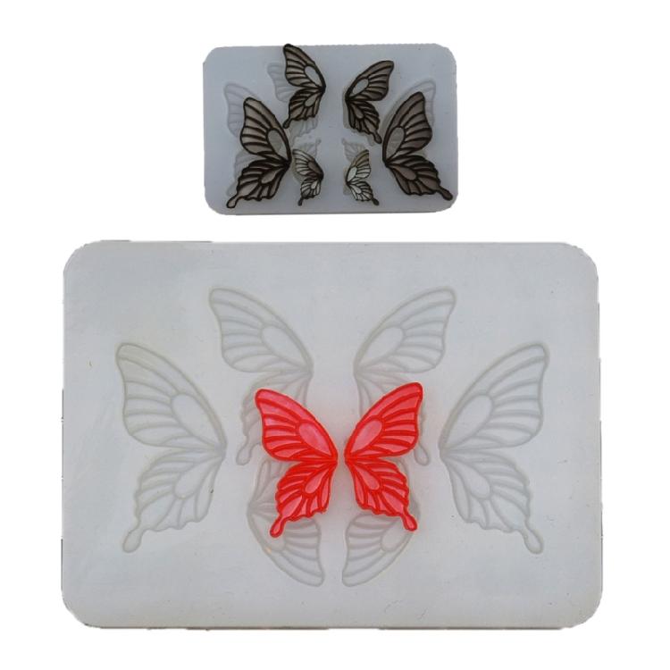 Flexible Silicone Mold Customized Butterfly Crafts Mould Jewelry Making Tool