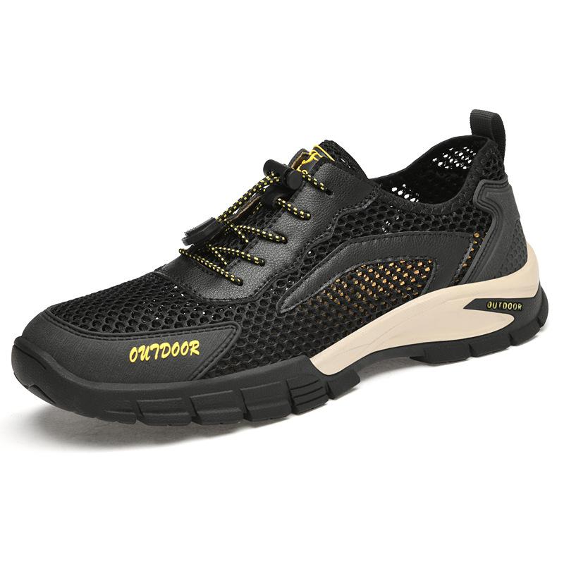 Men s Summer Plus Size Breathable Mesh Hiking Shoes - Non-Slip Outdoor Casual Sneakers 42