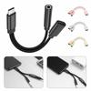 2 In 1 Type C Audio Adapter USB C To 3.5mm 3.5mm Jack Connector USB C Headphone Jack Adapter