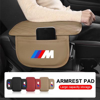 Cuir Tapis d'Accoudoir de Voiture Boîtes à Mouchoirs Coussin de Hauteur Boîte d'Accoudoir pour M F20 E92 M3 M4 M5 X3 X4 X5 X6 X7 E46 E39 E90 E60 E36 F30 F10 E34 E30