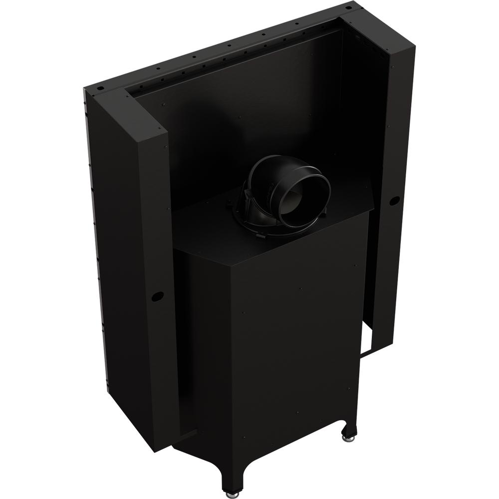 Steel fireplace KRATKI NADIA 13 kW Ø 200 Lift-up