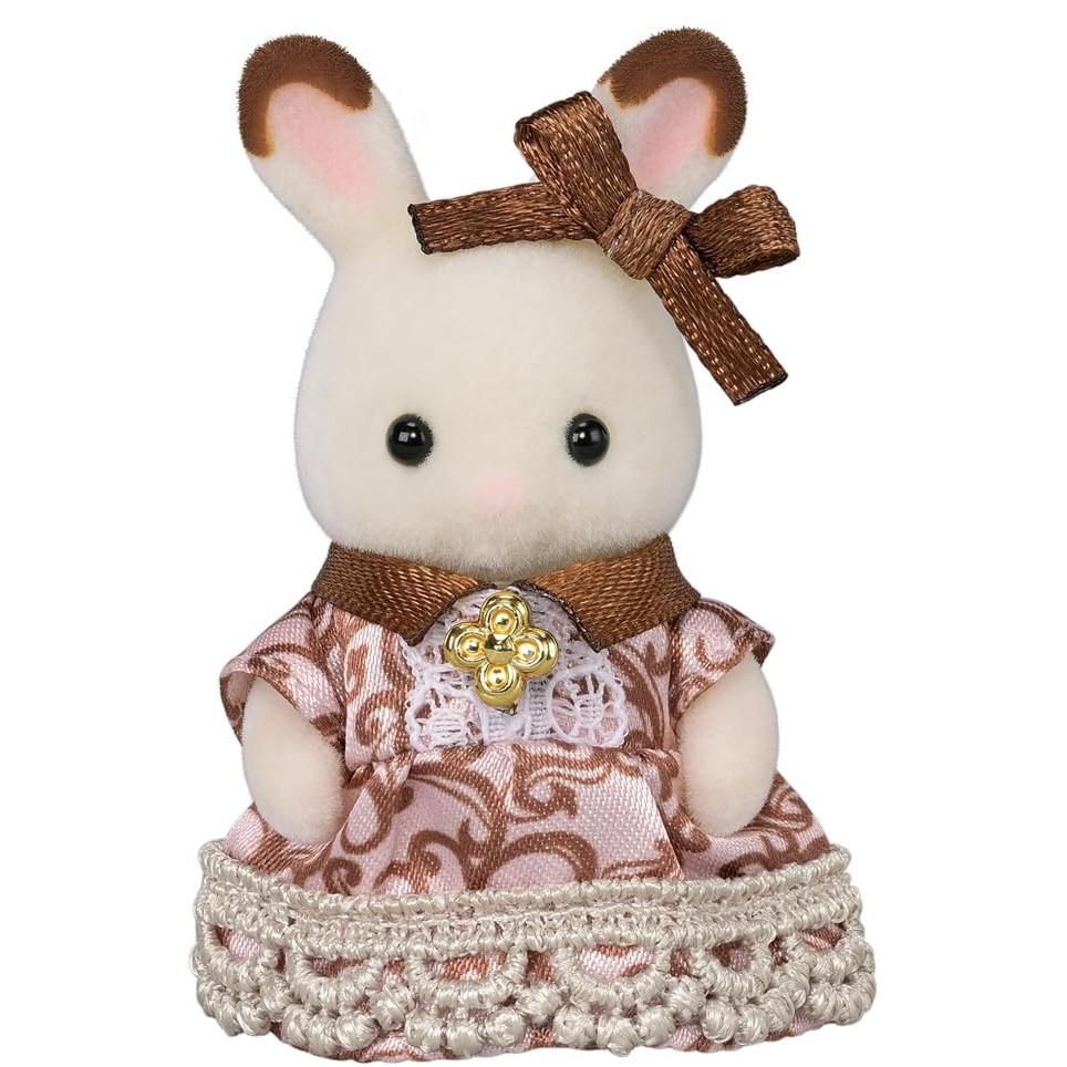 Panenka Sylvanian Families [Rodina čokoládových králíků - Výroční sada] C-74 Certifikace ST Pro věk 3+ Hračka Domeček pro panenky Sylvanian Families EPOCH