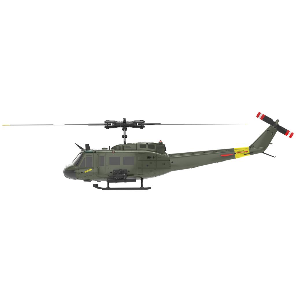 2.4G 6CH RC Helikoptéra, Hračky Armádní Letadlo, Jedno-vrtulová Bezkřidélková Helikoptéra na Dálkové Ovládání,
