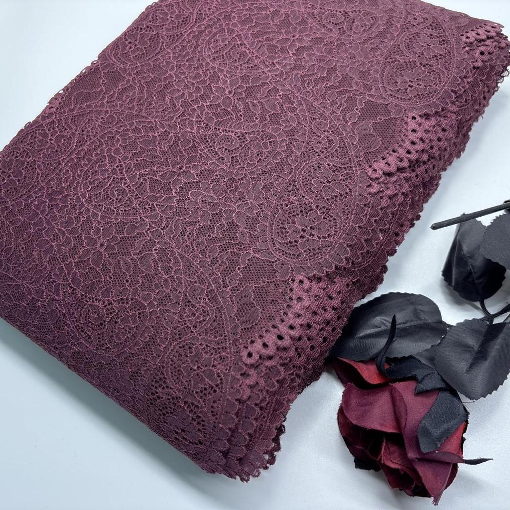 Spandex Fabric Lace, Two Tones DIY Sewing Elastic Lace for Lingerie, Bra, Underwear, Dress, Garment, Home Decor, Crafting