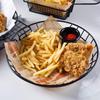 Creative Snack Basket: French Fries, Chicken Wings, Fried Chicken, Bread, and Bar Snack Holder
