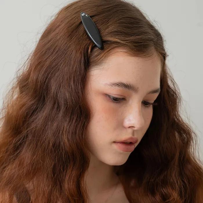 Long oval side hairpin, Clara_2 colors