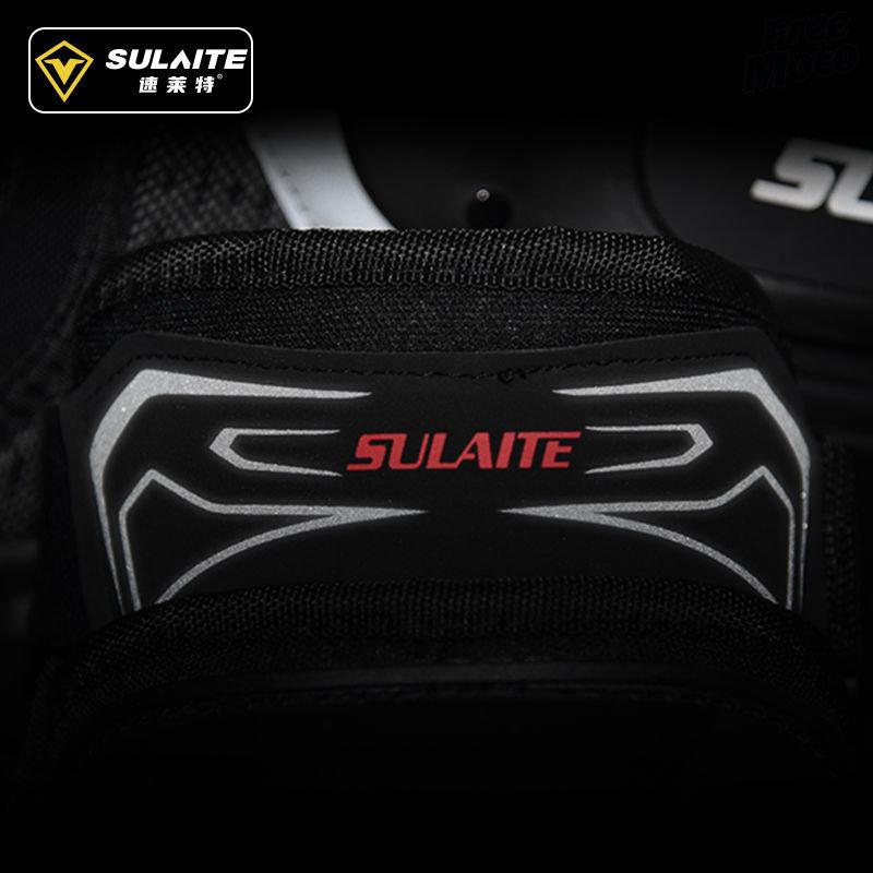 SULAITE Genouillères de Moto pour Homme Coudières Moto Protection Motocross Garde de Pilotage Moto Cross Racing Joelheira VTT