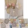 Soft Polyester Trendy Lunch Bag With Bow Detail For Daily Commuting And Outings