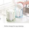 Installable Dish Plate Drying Rack Space Saving Bowl Plate Storage Holder Drainer Rack Organizer Home Kitchen Sink Dish Frame
