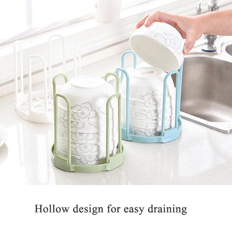 Installable Dish Plate Drying Rack Space Saving Bowl Plate Storage Holder Drainer Rack Organizer Home Kitchen Sink Dish Frame