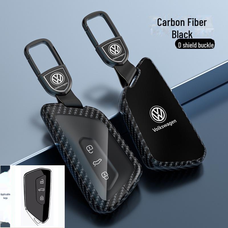 Kryt klíče Volkswagen Lavida pro 24 modelů - Sagitar, Tanyue, Tiguan, Bora a další - Skořepina s přezkou na tašku do auta - Chraňte své klíče stylově.