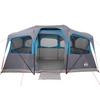 Family Tent with Roof Blue and Grey 435 x 255 x 216 cm