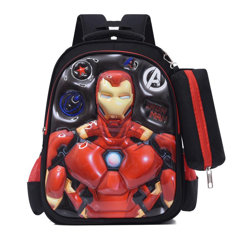 Kuromi Melody Cinnamoroll Captain America Backpack With Breathable Nylon Material For Kindergarten And Elementary School