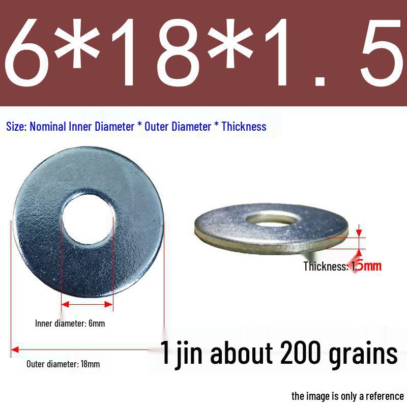 Galvanized Oversized Metal Washers M3-M60