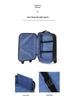 Lightweight Foldable Suitcase with Universal Wheels for Business Travel