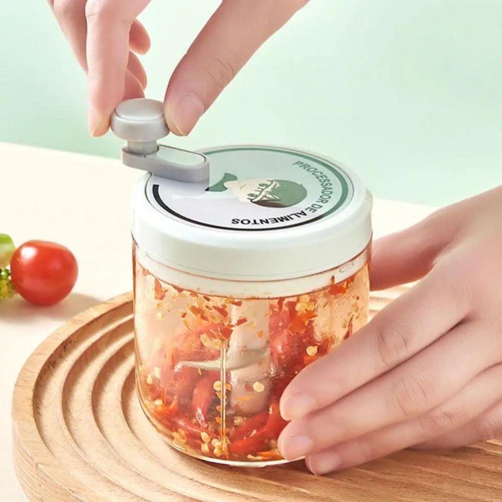 1Pcs Blender Mixer Pull Mincer For Vegetable Fruits Onions Pepper Garlic Crusher Manual Chopper