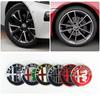 4Pcs 60MM 10pin Car Wheel Center Hub Caps Badge Tire Rim Covers For Alfa Romeo Giulia Stelvio Giulietta 147 156 159 Mito Tonale CVQ1