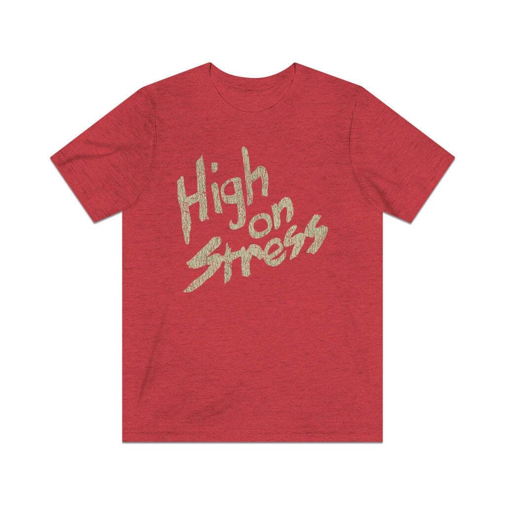 High on Stress 1984 Vintage Men s T shirt M