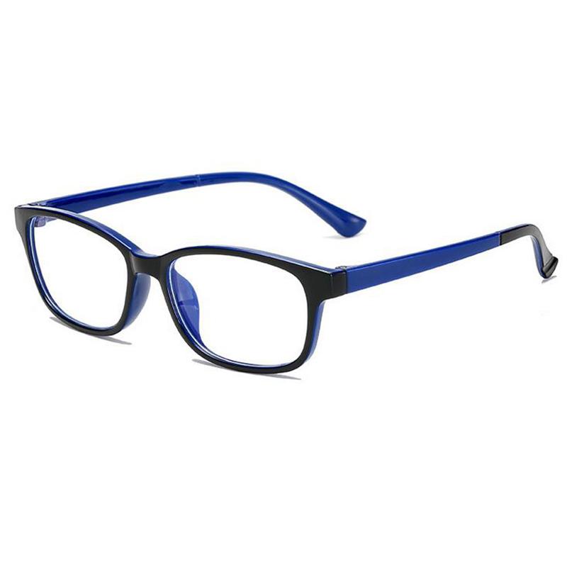 Square Nearsighted Glasses Sun Gray Prescription Eyeglasses 0 To -6.0 Blue Light Glasses Fashion Plastic Black Gray Frame