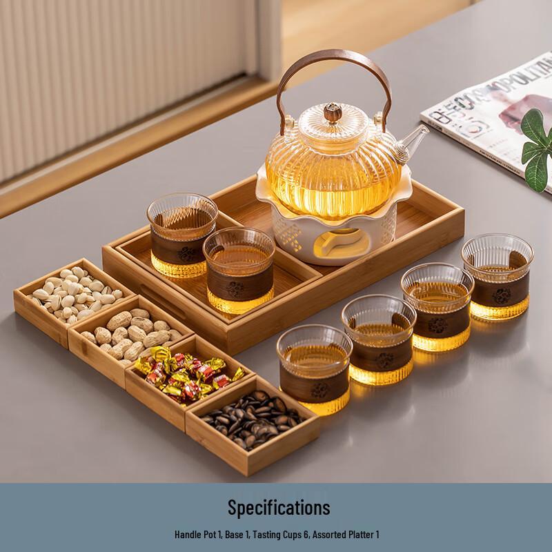 Changbaosen Transparent Glass Teaware Set