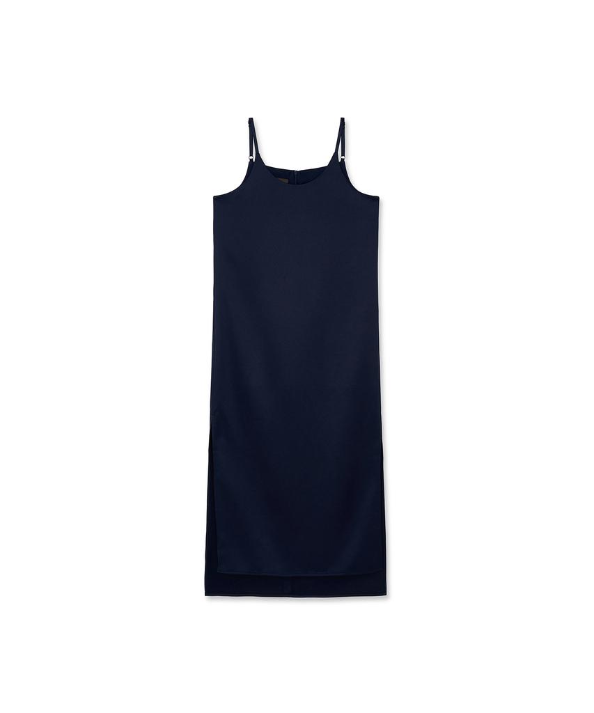 IOLO Satin Slip Dress_Navy