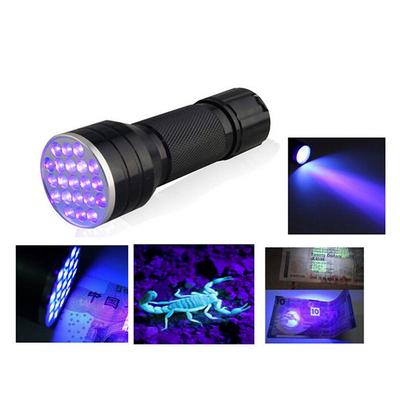Uv Ultra Violet 21 Led Taschenlampe Mini Schwarzlicht Aluminium Taschenlampe Licht Lampe