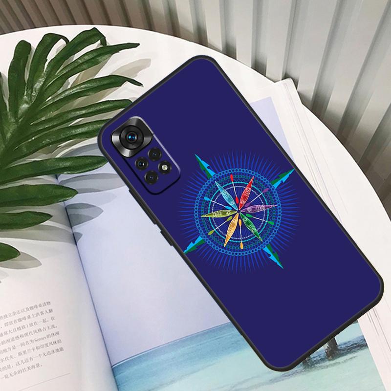 Compass Funda For Xiaomi Redmi Note 14 13 10 11 12 15 Pro Plus Case For Redmi 15C 14C 10C 12C 13C 15