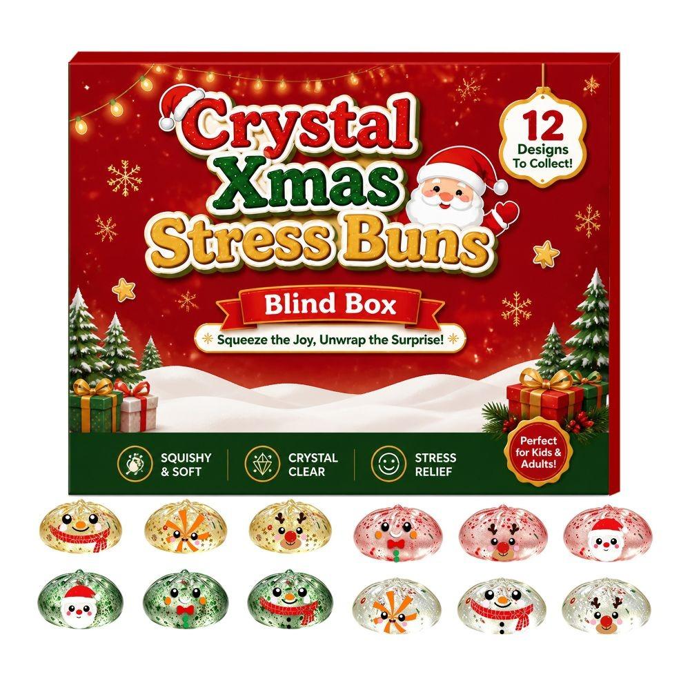 Squishy Christmas Dumpling Advent Calendar Slow Rising 12-Day Countdown Calendar  for Kids&Adults