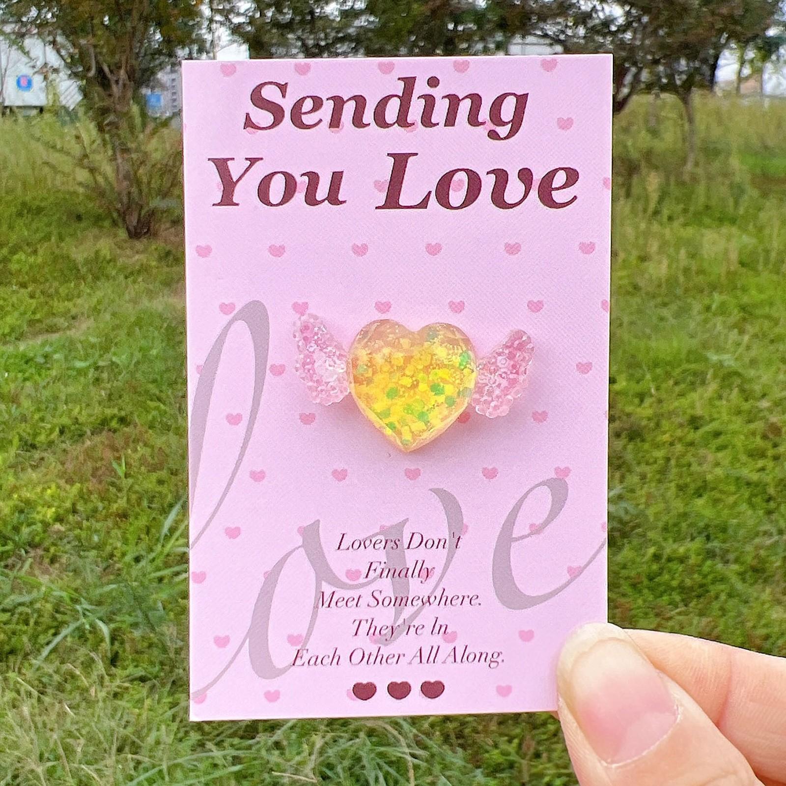 

6 шт. Карманная открытка, украшение, подарок, сделай сам, открытка на День святого Валентина, открытка на объятие, любовная открытка для детей, друзей, влюбленных, товары для вечеринки по случаю Дня святого Валентина One Size