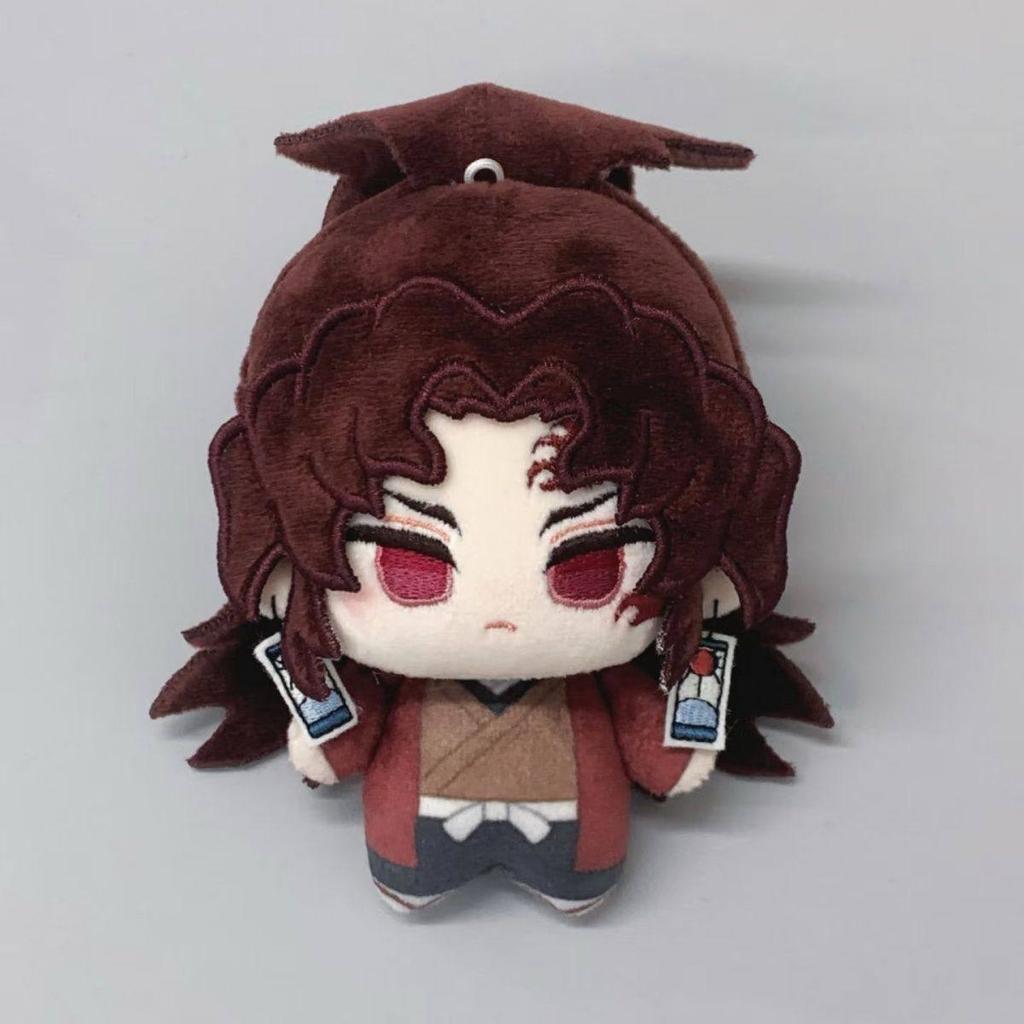 10cm Anime Demon Slayer Kimetsu No Yaiba Plush Kamado Tanjiro Agatsuma Zenitsu Hashibira Inosuke Tomioka Giyuu Pendant Doll Toys Cuddly Stuffed Fluffy