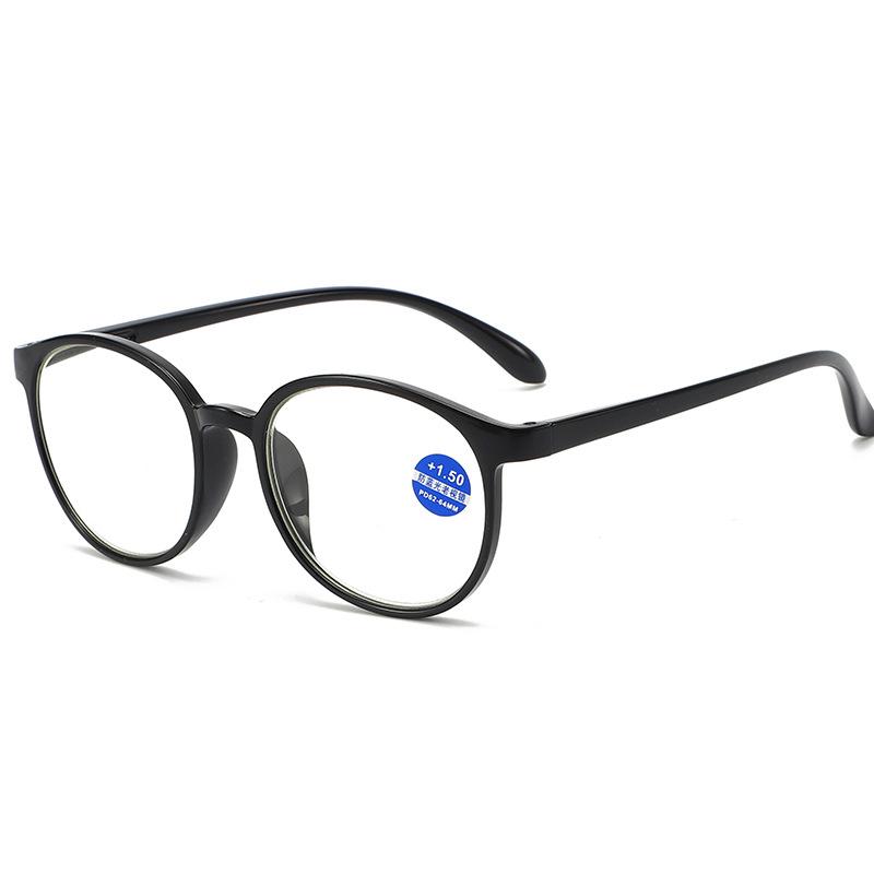 Ready to Ship Cheap Plastic Round Frame Anti Blue Light Reading Glasses 2026