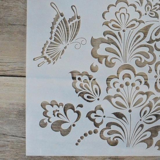 DIY Craft Flower Stencil Wall Painting Scrapbook Stamping Album Emboss Card Tool