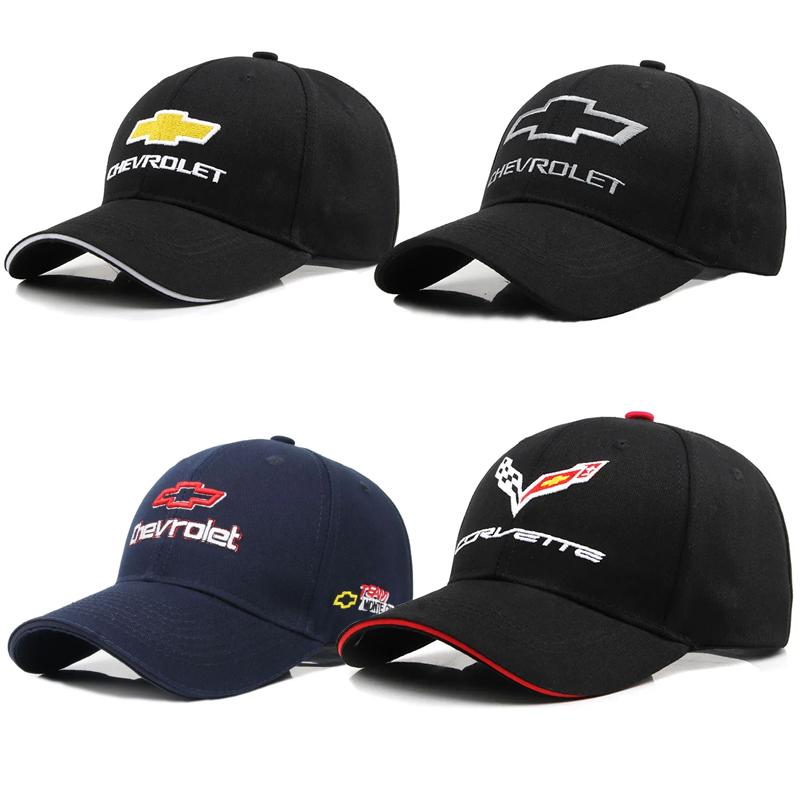 Lbfx9 Car Badge for Chevrolet Corvette SS Emblem Casual Cotton Baseball Cap Men Women Embroidery Truck Driver Outdoor Travel Sport Hat