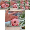 Adorable Cartoon Kirby Keychain Plush Doll Cute Animal Bag Charm Decor 10cm Soft Toy
