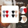 10x Ukulele Picks for Guitar Bass Professional Portable Plectrums 1-1/5 x 1 inch 5 Colors Daily Use
