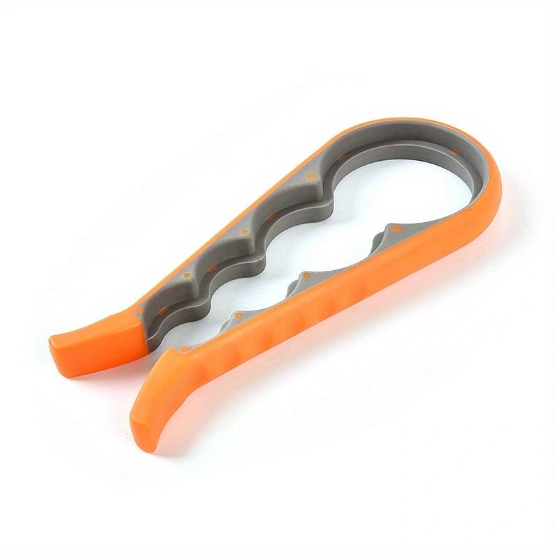 Four in one bottle opener, can opener, anti slip bottle cap twisting tool
