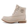 Timberland Nellie Leather Waterproof Durable Shock Absorbing Mid-Calf Outdoor Boots Women Boots Light-Gray-Brown A44KU