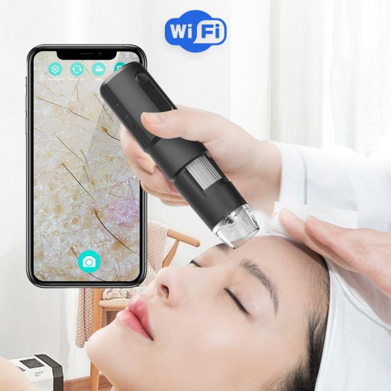 WiFi High-definition Digital Microscope Teaching Research Magnifying Glass Equipment Wireless Portable Electron Microscope