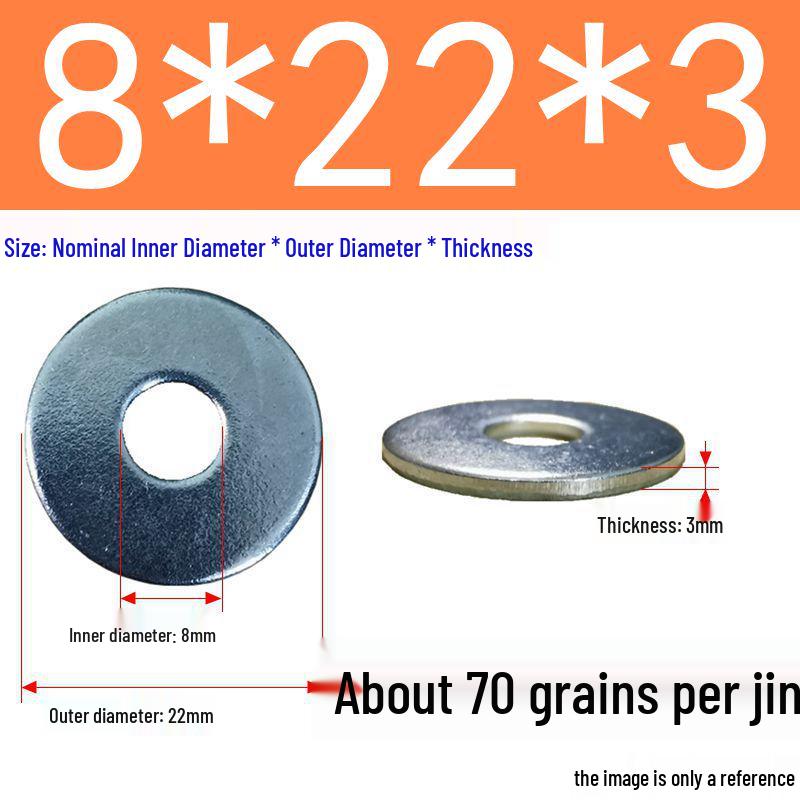 Galvanized Oversized Metal Washers M3-M60