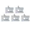 5 Sets Pig Fence Door Latch Thickened Galvanized Steel Plate Farm Gate Latch for Farrowing Bed Farm
