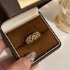 Elegant Retro Lace Hollow Open Ring for Women - Court Style with Unique Design