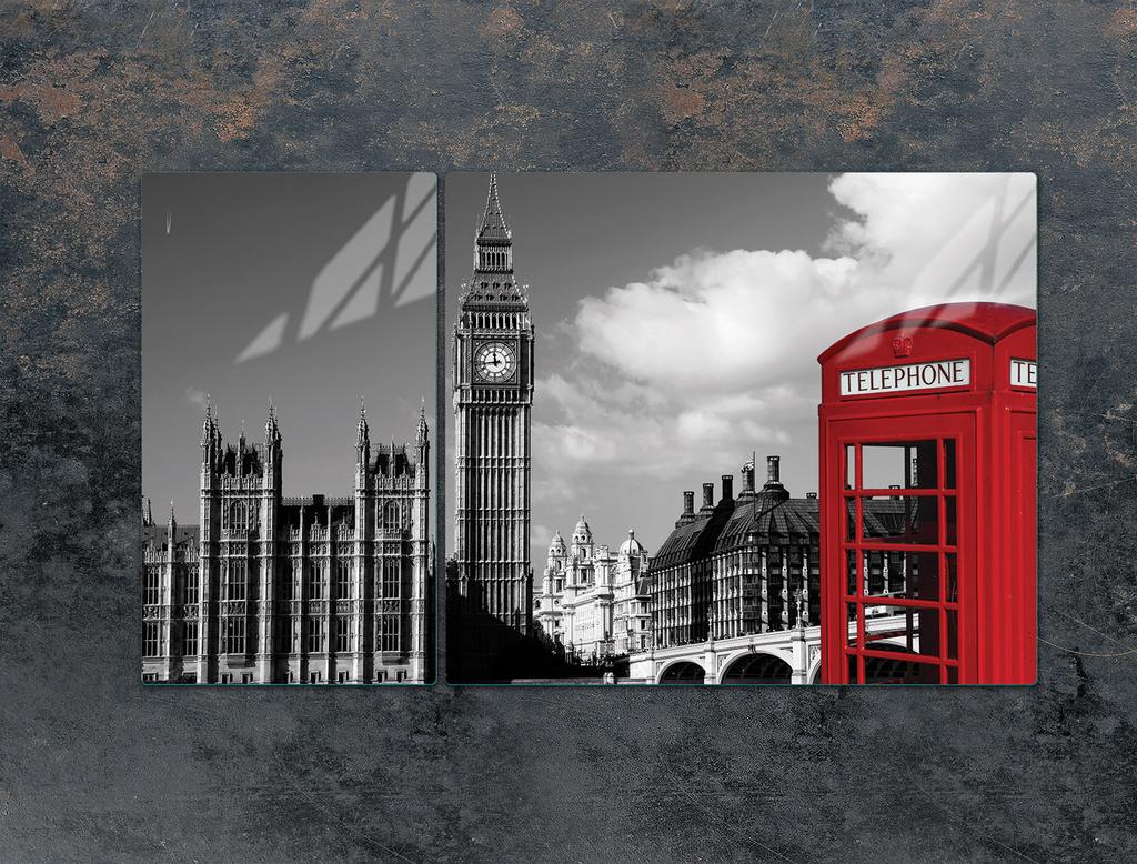 SZKLANA PŁYTA OCHRONNA NA KUCHENKĘ 90x52 LONDYN