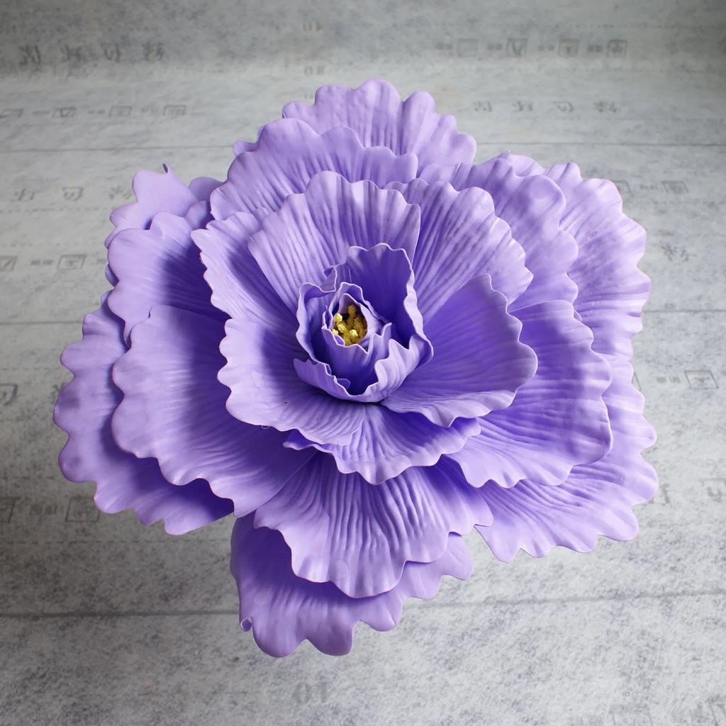 60/80CM Giant PE Foam Rose Simulation Flowers Branch Wedding Backdrop Decoration Peony Garden Wall Road Cited Stage Party Supply