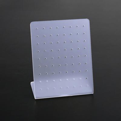72 Holes Acrylic Earring Holder Organizer Ear Studs Jewelry Storage Display Rack Showcase Earrings Display Stand