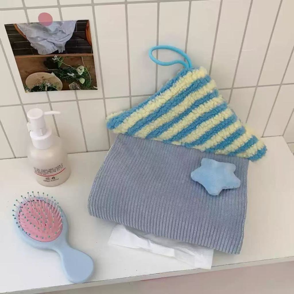 Star House Tissue Organizer With Velvet Material For Home Kitchen And Bathroom Use