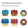 R134A R1234YF Automotive Air Condithoning Valve Core Installer Remover Kit for High Low Pressure Repair Tool