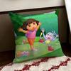 Anime cute DDora the EExplorer Cushion Cover Reversible Soft Durable Pillow Cover Home  Car MultiScene Use for Daily Comfort