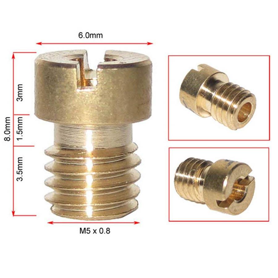 10x 112/115/118/120/122/125/130/132/135/138 Motorcycle Carburetor Main Jet Kit